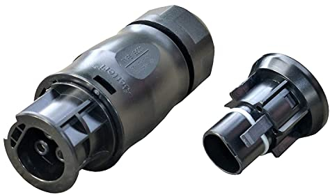 Solarsys - Betteri BC01 Buchse & Kappe (Female)，für AC-Anschluß 230V zum Selbstkonfigurieren, für Einphasige Micro Inverter mit Betteri BC01 Anschluss