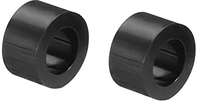 PATIKIL Redonda Espaciadora Arandela, 200 Paquete Nylon 4.2mm ID x 7mm OD x 4mm L para M4 Tornillos Bloque 3D Impresora TV Pared Montaje Eléctrica Toma, Negro