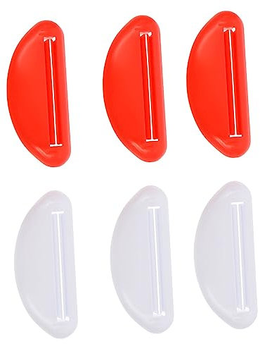 12 Pièces Presse-Dentifrice Presse-Tube en Métal Rouleau De Tube De Dentifrice Presse-Tube De Peinture Outil Presse Tube De Dentifrice Outils Brosse à Dents Manuel Plastique