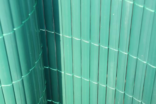 Canisse PVC en Rouleau de 3 mètres pour clôture ou Balcon (1m50, Vert RAL 6028)
