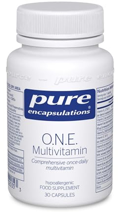Pure Encapsulations O.N.E. Multivitamin - Comprehensive Once-Daily Multivitamin - with Vitamins A, B1, B2, B3, B5, B6, C, D, E, K, Folate & Selenium - 30 Capsules