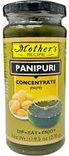 Mother's Recipe Panipuri Concentrate Paste - 270g (Pack of 2) | Authentic Indian Flavors | Quick & Easy Prep | Tangy & Spicy Pani | Trusted Brand | Convenient 270g Jar | Street Food Delight