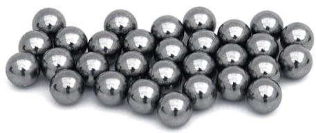 1000 Stück Stahlkugeln Schleudermunition Softair Kugeln 6mm Kaliber Metallkugeln für Katapult Zwille Slingshoot Schleuder in Silber Kugellager (1000)