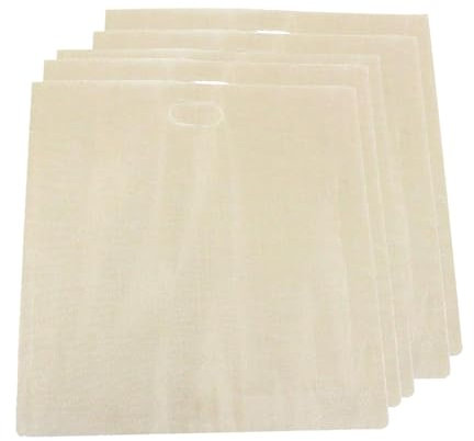 Bolsas antiadherentes para tostadora | 5 bolsas resistentes al calor para tostadora de queso | Mangas reutilizables para tostadora, sándwiches, pasteles, rebanadas de pizza, tarda 3 minutos en