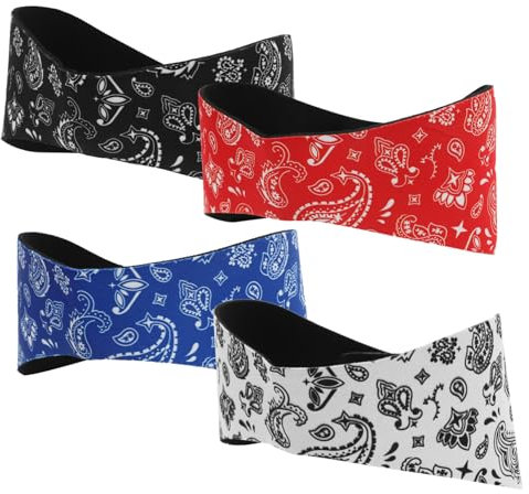 Beaupretty 4pcs Swimming Ear Headbands Headband for Adults Neoprene Material Adjustable Water for Shower and Swim Ear Plugs