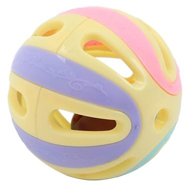 Katzenspielzeug-Bälle – Jingle Ball Spielzeug | Katzenspielzeug mit Glocke | bunter Katzenglockenball | interaktives Katzenspielspielzeug | große Hohle Katzen-Rasselball | interaktives