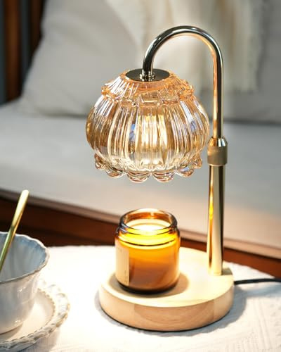 Scented Candle Warmer Lamp with Timer, House Warming Gifts , Home Decor | Adjustable Height & Stepless Dimmable, Gift Box Packaging