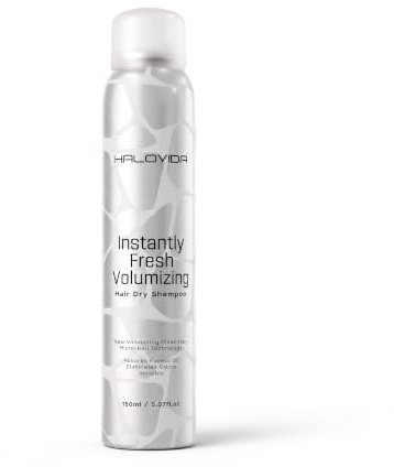 HALOVIDA Unsichtbares Trockenshampoo, Sofortige Ölkontrolle, Volumen-Effekt | Keine weißen Rückstände, erfrischt das Haar bis zu 72 Stunden, sanfte Formel, absorbiert Öl & Gerüche, 150 ml