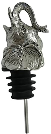 GLEAVI Alloy Elephant Wine Pourer Stoppers for Bottles Drink Pourer Wine Bottle Caps Home Party Decor Random Color