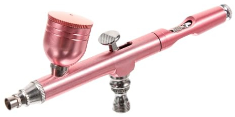 UTHCLO Cake Airbrush Kit with Compressor Rose Gold Metal Cake Sprayer and Baking Accessories