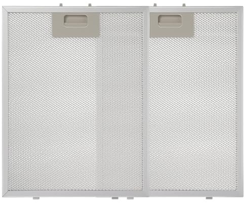 VERDANVERSE Filtro Campana Extractora de Aluminio Resistente Malla de Filtro de Campana Extractora para Cocina Doméstica Paquete de 2 para Ventilación Eficaz