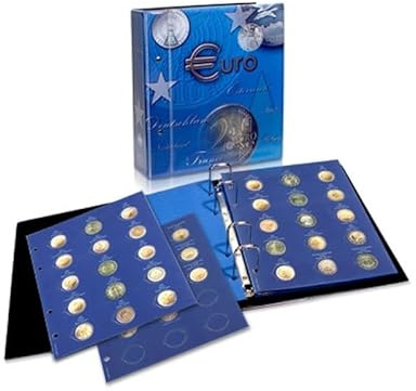 SAFE 7302 B6 TOPset Album 2 pièces commémoratives URO avec 2 feuilles à partir de 2025