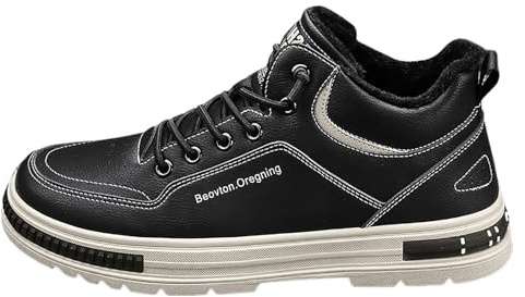 Chaussures Montantes décontractées pour Hommes Sneakers en Peluche Coton épais polyvalentes Tendance Sport Loisirs Nouvelle Automne Hiver