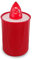Bougie votive Led 9 cm, Durée 90 jours, rouge avec lumière rouge fixe