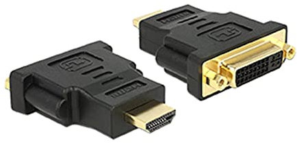 Adatt. Spina HDMI(19PIN)-Presa DVI-D Dual Link(24+5) dorato
