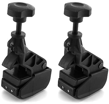 QWORK Tire Changer Bead Clamp, 2 Pack Heavy Duty Machine Wheels Tyres Parts Tool Rim Clamp