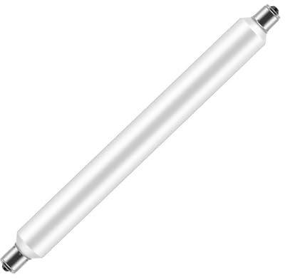 JQslight 6W S15s LED Light Bulb 284mm, Led Strips Light Cold White 6000K, 60w s15 Tubular Lampt Replacement for Mirror Ligh, Wall Light, Bathroom Shaver Light(1-Pack)