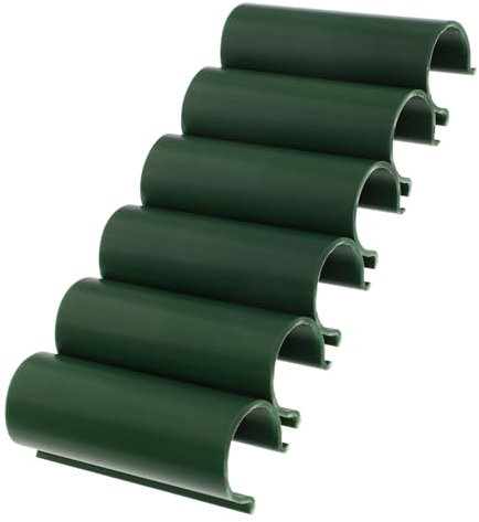 Kisangel 32piezas Abrazaderas De Invernadero De Clips Para Tuberías Soporte Para Cubiertas De y Protección De Aves Resistente y Ligero