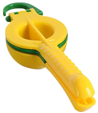 Manual Lemon Squeezer Juicer, Handheld Citrus Press, Heavy Duty & Easy to Use, Ideal for Kitchen, Camping, Food, Restaurant, Bar, Home Use, 10.04x2.95x2.17 inches