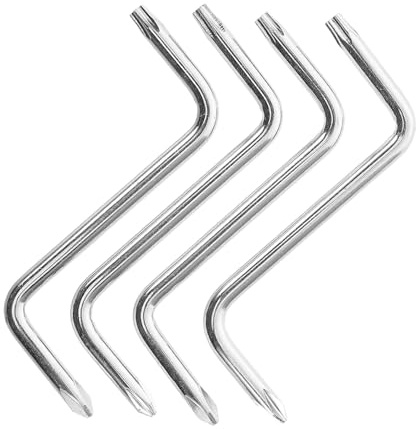 Alipis 4pezzi Cacciaviti Doppia Testa Offset in -vanadio Per Forniture Auto Cacciavite Piegato Per Spazi Ristretti e Installazione Di Parafanghi