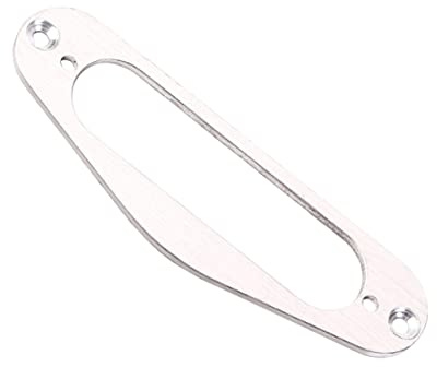 Metall Tonabnehmerrahmen Silber 1 Stück für Single Coil Tl Stil | Schrauben, Selbstgemacht Ersatzteil für Gitarristen und Luthiers, Präzise Verarbeitung