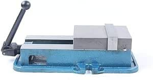 Maschinenschraubstock, Präzisions Maschinenschraubstock mit Tisch 160mm 6 Zoll für Exakte Arbeiten, CNC-Werkzeugmaschinen, Säulenbohrer Breite Backen