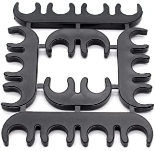 LUCKDANO Clamp/Holder Separatore Divisore Cavo Accensione | Distanziatori a Morsetto da 8 Mm per Cavi di Candela | Porta Guinzagli di qualità Premium | Installazione Semplice | Compatibile con la