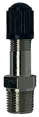 Sellerocity Brand Nickel Plated Air Receiver Tank Filler Schrader Valve Compatible with 1X361 40JM34 TV12 1/8 NPT & MP3229 Campbell Hausfeld Air Carry Tank Valve 1/8 NPT