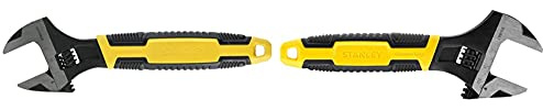 Stanley 0-90-949 Llave ajustable bimateria 250mm + 0-90-947 Llave ajustable bimateria 150mm