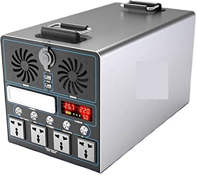 Estación de suministro de generador solar de 2500 W Banco de energía de batería auxiliar de carga de emergencia portátil de 3100 Wh para acampar al aire libre (Color : 2500W 3100Wh, Size : 110V)