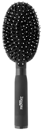 FRANCK PROVOST - Spazzola districante e lisciante - Doppi gommini in nylon e cinghiale - Ideale per capelli corti a metà lungo - Colore casuale