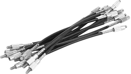 10 stücke Solide Edelstahl Saitenhalter Guts Violine Geige Schwanz Guts Drähte Core Schleife DIY Reparatur, Der Violinos(Size:4-4 3-4)