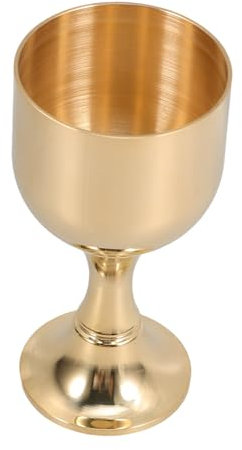 Alipis Copa De Vino Delicada De Metal Copa De Licor Retro Cena para Uso Diario Decorativa para Fiestas
