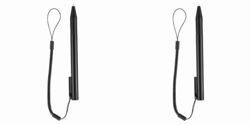 Penne Stilo da 2 Pezzi per Touch Screen, Touch Screen Resistente Ai Graffi con Corda a Molla Adatta per Navigatore Pos Pda