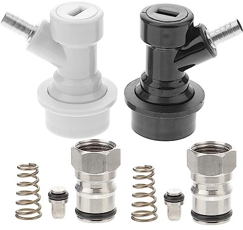 PAMINGONO 2juegos Acopladores De Keg De Inoxidable Dispensador De Bebidas Compatible Sistemas De Cerveza para Barra y Restaurante