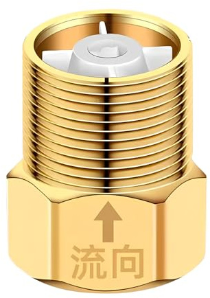 2 Stück Messing Rückschlagventil,3/4 Zoll Rückflussverhinderer mit Außengewinde und Innengewinde, DN20 Gewinde Rückflussverhinderer,3/4'' Rücklaufventil, Rückschlagventil Abwasser für Wasserleitung, W