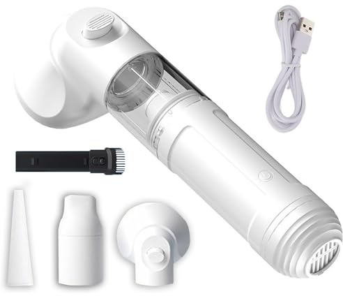 Aspirateur 2 en 1 pour animaux de compagnie, aspirateur pour chiens, puissance d'aspiration de 4,2 kPa, faible niveau sonore de 60 dB, rechargeable par USB, kit de toilettage pour chiens