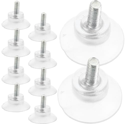 Ventouses Pièces pour Verre Antidérapantes en 10 Plateau de Table | Métal et Pvc, Adhérence Ferme, Protection des Surfaces, Nettoyage Facile, pour Tables Basses et Extérieures