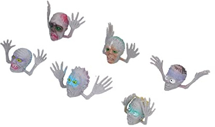 OVAQUIXI Niedliche Mini-Fingerpuppen, Lustiges Design, Spaß und Spielzeug für Farbe: Zufällig