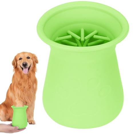 Pfotenreiniger für Haustiere – 9x9cm Hunde-Pfotenreiniger, Silikon Pfotenwascher | Einfache Tiefenreinigung für und Zehenspalten, Praktisches Haustierpflegewerkzeug für Zuhause und Unterwegs