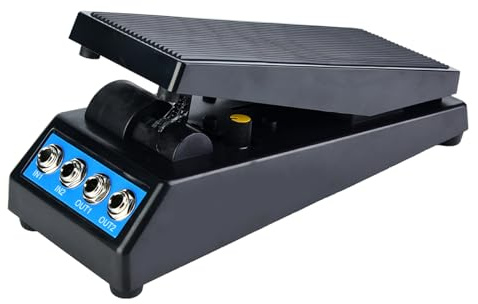 Gitarre Volumen Mono Pedal, Gitarrenpedal Stereo Lautstärkepedal DJ Gitarreneffektpedale Gitarrenzubehör für Gitarren und Bassisten, Spielzubehör