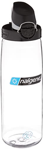 Nalgene OTF Sustain Trinkflaschen Transparent/Schwarz 0,65 L