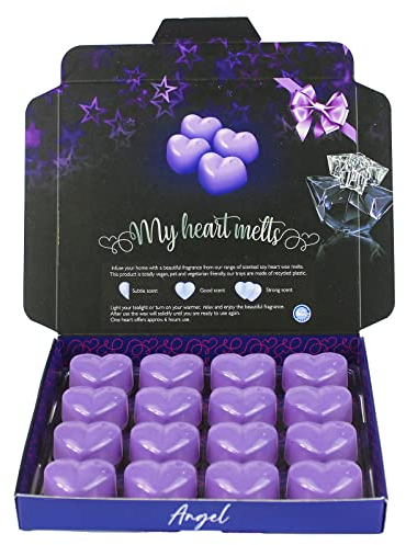 Angel - Cera aromática para lámpara aromática, vela de té y eléctrica, cera derretida de cera de soja, vegana y apta para animales, fragancia para habitación, aromaterapia, relajación, regalo para