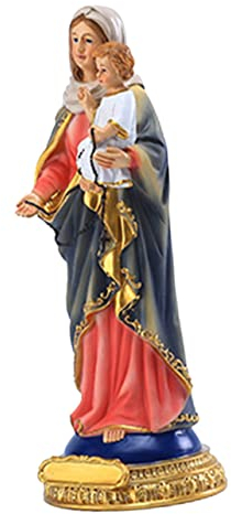Alipis Figurine Statue Aus Harz Religiöse Dekoration Für Zuhause Für Wohnzimmer Garten Und Kirche Charmante Figur Mit Jesus