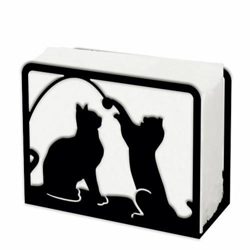 SUPERDANT Niedlicher Serviettenhalter In Katzenform Serviettenspender Für Tische Niedlicher Serviettenständer In Kätzchenform Katzenform Küche Stilvoller Servietten Halter Für Restaurants Zuhause