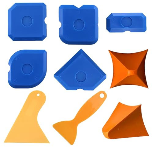9 Pcs Silicone Remover Tool Silicone Tool Sealant,Remover Caulking Tool for Floor Gaps,That Silicone Tool Sealant Tool Mastic Tool for Home Silicone Sealant Tool,Silicone Applicator Tool for Wall