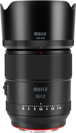 Meike Objectif autofocus 85 mm F1.8 Pro, téléobjectif Moyen STM, Plein écran, Haute résolution, Objectif Portrait 8K Prime, Compatible avec Les appareils Photo Sony E A7 A7R A7IV A7R IV A7III A7SIII