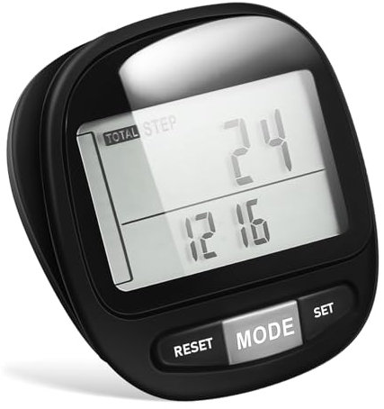 BESPORTBLE Podomètre Précis pour Personnes Âgées Montre Podomètre Portable