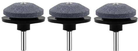 casstaly Lot de 3 aiguiseurs de lames émoussées pour tondeuse à gazon, outil d'affûtage universel pour tondeuses à gazon, noir