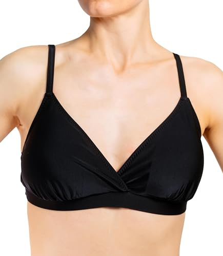 Aquarti Bikini Top Donna – Reggiseno da Bagno Comodo, Coppe A–D, Vari Colori e allacciature, Stile Senza Tempo